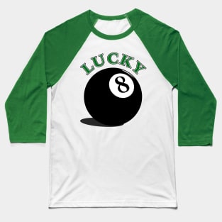 Lucky 8 Ball Baseball T-Shirt